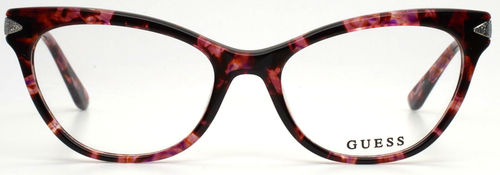 GUESS GU2683 074 Pink Tortoise Womens Cat Eye Eyeglasses 52-17-140 B:38 A - Picture 4 of 16