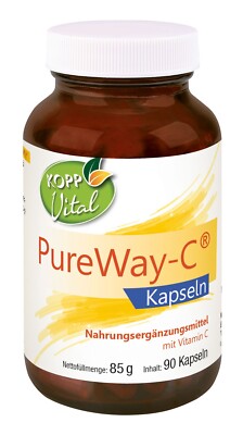 KOPP Vital  PureWay-C  90 Kapseln 85 g neue Generation Vitamin C hochdosiert