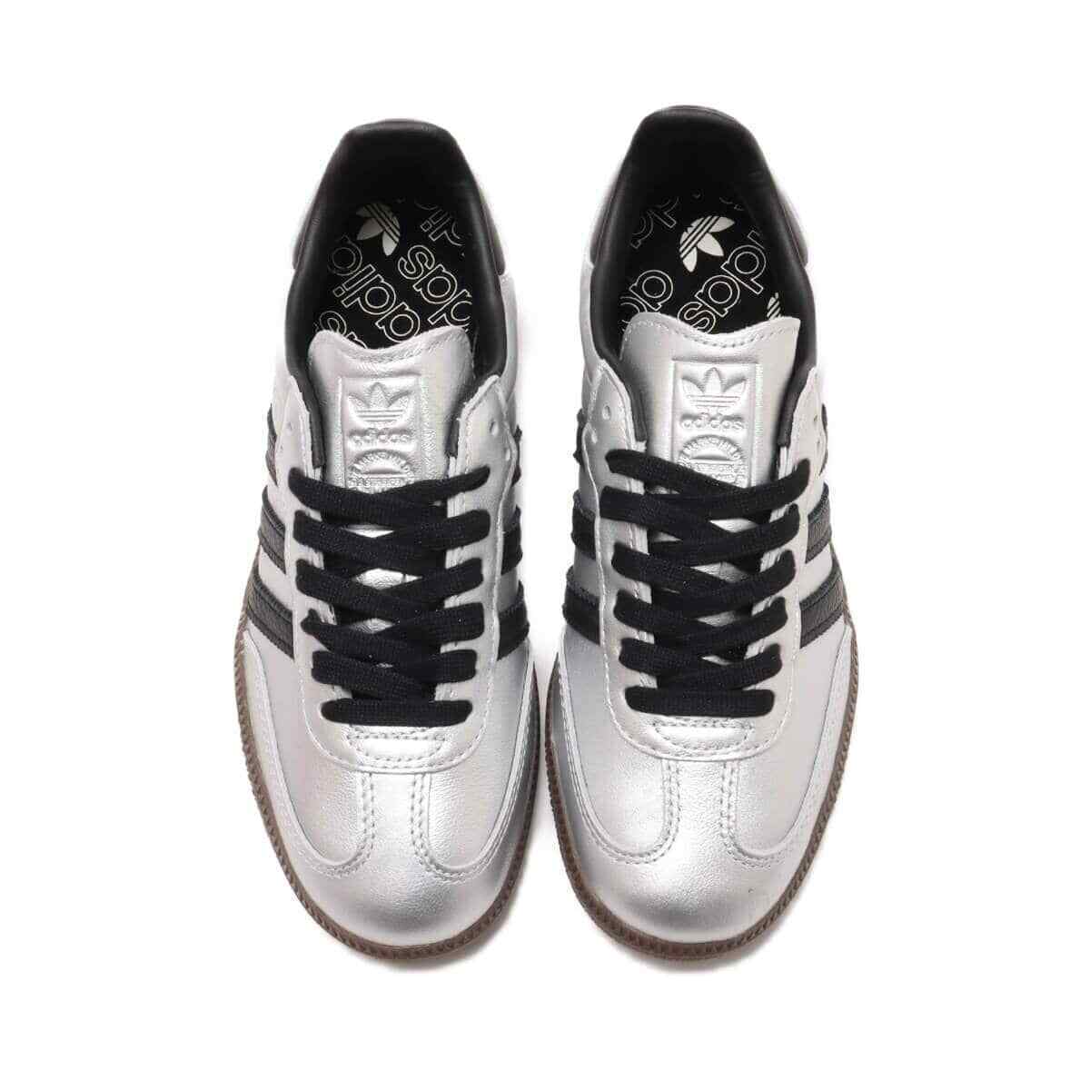 adidas Originals WMNS Samba OG Silver Metallic Core Black adidas Originals WMNS Samba OG Silver Metallic Core Black