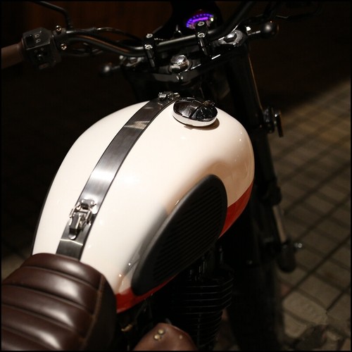 Fuel Tank Decoration Belt Pull Belt Retro Motorcycle Modification Accessories - Bild 4 von 10