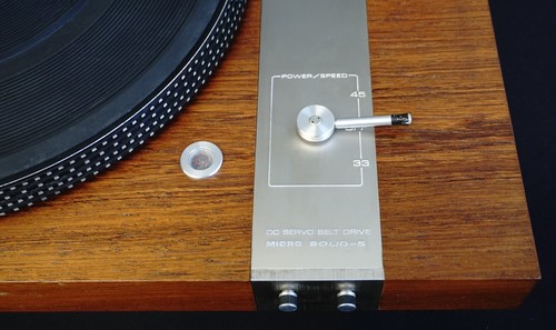 Micro Seiki Solid-5 Vintage 70's Belt Drive 2 Speed Audiophile Turntable - 100V - Picture 5 of 21