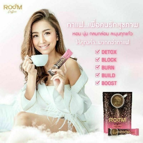 10 Room Coffee 36 in 1 Drink Weight Control Detox Boost Burn 0% Trans-fat Sugar - Picture 4 of 11