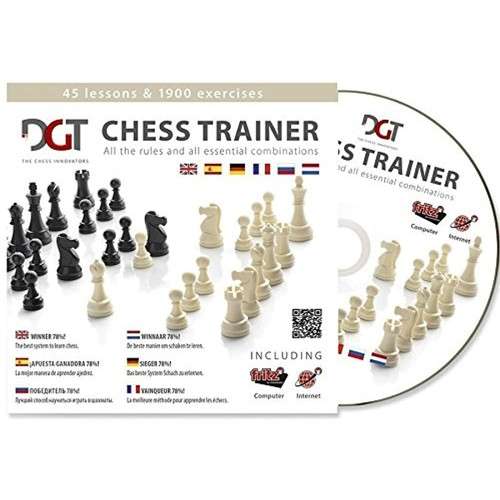 DGT Blue Starter Box Chess Set - Picture 4 of 4