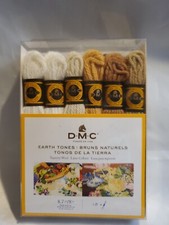 DMC 12pc OCEAN & SKY Tapestry Skeins (8.7yd Per Skein) #486FP512.  Earth Tones