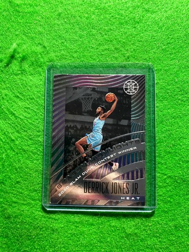 DERRICK JONES JR. SEASON HIGHLIGHTS CARD MIAMI HEAT 2019-20 ILLUSIONS BASKETBALL - Picture 5 of 12