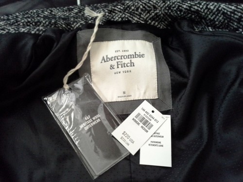 ABERCROMBIE & FITCH Heritage Wool Outwear Coat Women - M (NWT) - Picture 4 of 4