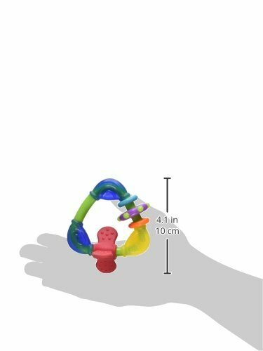 Nuby Spin N' Teethe Triangle Teether with Rattle - Bild 5 von 5