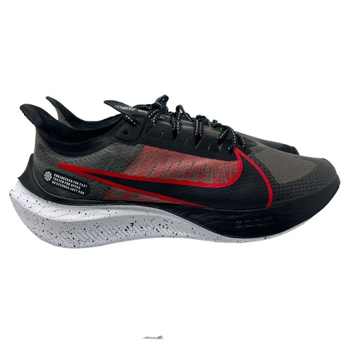 Nike Mens 9.5 Zoom Gravity Running Sneakers Black University Red BQ32020-005 - Picture 9 of 17