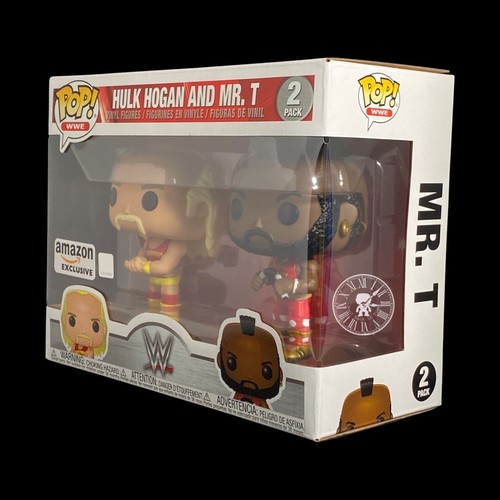 Funko Pop + Protector! WWE 2er Pack Hulk Hogan und Mr. T (Amazon) *Neuwertig* - Bild 2 von 11