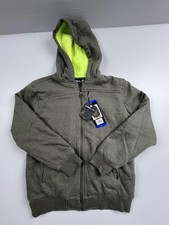 O'Neill Hoodie Sweatshirt Youth Large Dusty Olive Full Zip Sherpa Lined Fleece