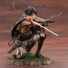 New Attack on Titan Levi Ackerman PVC Action Figure Toy Collection Doll Model