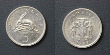 *Jamaica Coin, 5 Cents 1989, British[E9925]7q8
