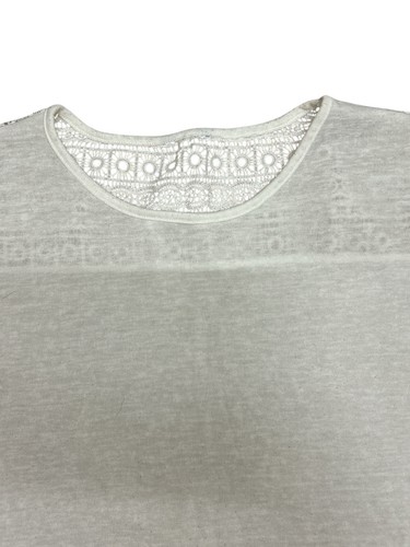 F&F Women’s White Short Sleeve T-Shirt Size UK 14 - Picture 2 of 12