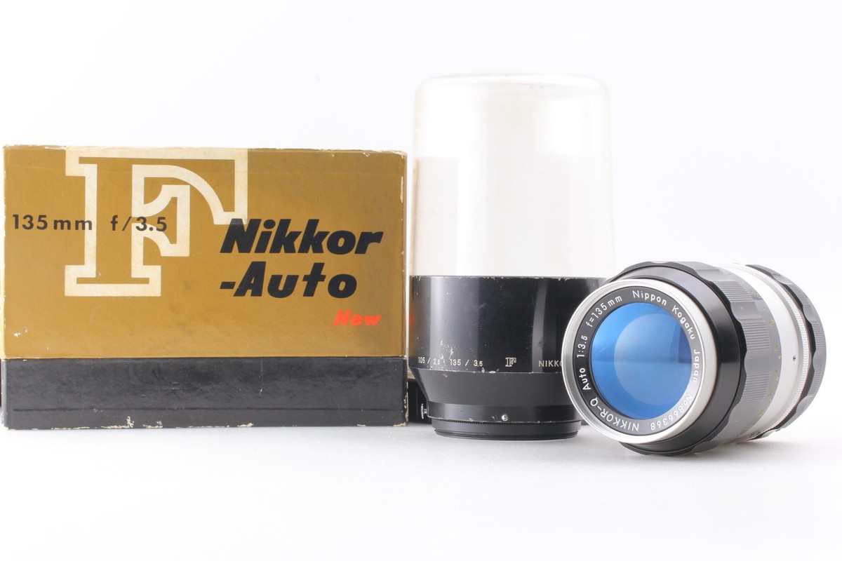 Exc+3 in Box】 Nikon Nippon Kogaku NIKKOR Q Auto 135mm f/3.5 MF