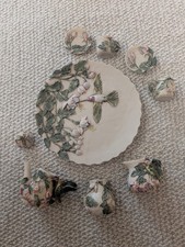 Hummingbird Miniature Tea Set Poplar Imports 1996