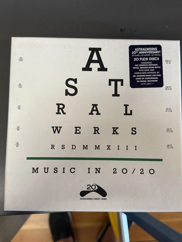 Various - Astralwerks - Music In 20/20 - 20 Flexi-Disc Box Set new open - Image 3 of 4