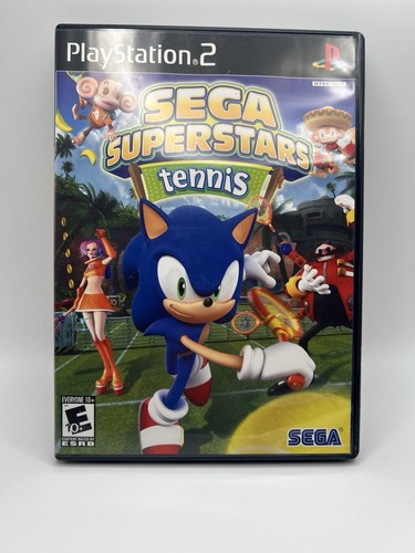 Sega Superstars Tennis (Sony Playstation 2, 2008) PS2 Video Game Complete