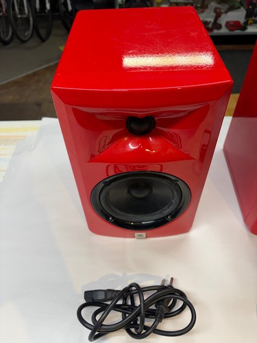 JBL LSR305 Studio Monitor Red Series 3 Linear Spatial Reference w/ Power Cords - Picture 2 of 6