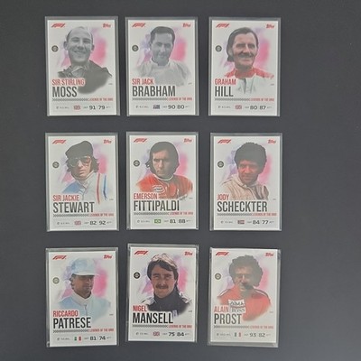 Topps Turbo Attax 2026 F1 Legends of the Grid Set 5 Karten Moss Brabham