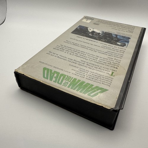 Dawn of the Dead George Romero VHS, Thorn EMI David Emge Zombie Video Clamshell - Bild 7 von 16