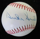 Duke Snider Single Signed ONL Giamatti Baseball