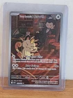 Pokémon TCG Team Rockets Meowth Card 203/182 Destined Rivals NM Full Art