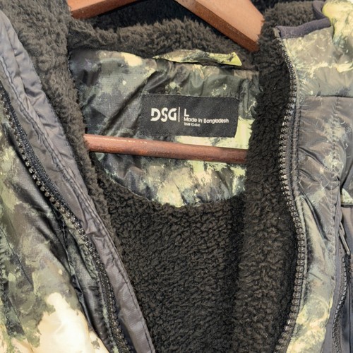 DSG Damen Steppjacke Gr. L gefüttert High Vis gelb grün schwarz Winter Taschen - Bild 12 von 14