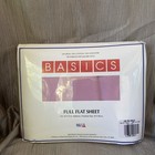 Basics Full Flat Sheet English Rose New In Package