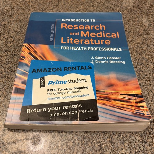 Intro. to Research & Medical Literature for Health Pro.  (2019, Trade Paperback) - Picture 1 of 2