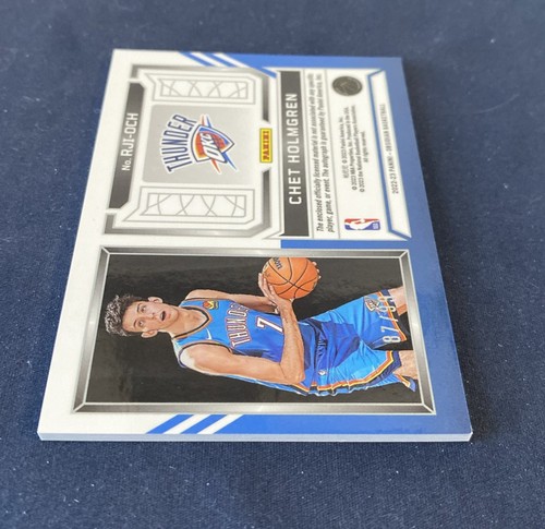 2022-23 Panini Obsidian Rookie Ink Jersey Patch Auto /99 Chet Holmgren RPA RC - Picture 5 of 6