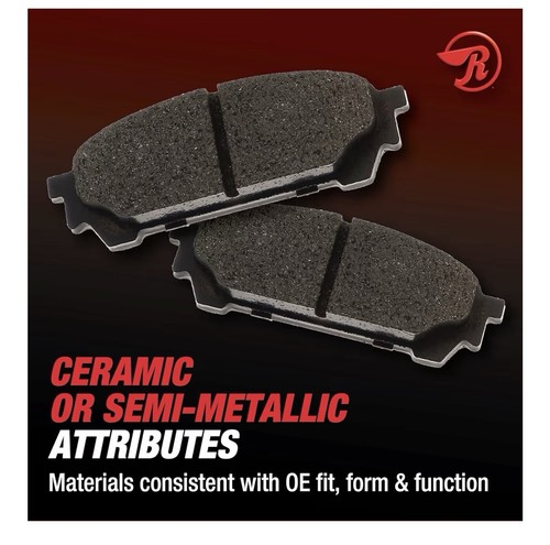 Juego de pastillas de freno delanteras de repuesto automotriz R-Line para Lincoln selecto - Imagen 4 de 9