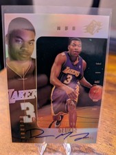1999-00 SPx #110 Devean George RC Autograph 2012/2500 - Los Angeles Lakers