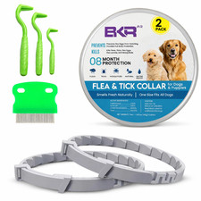 Dog Flea and Tick Collar with Tick Removal Tools, Flea Collar for Dogs Puppies