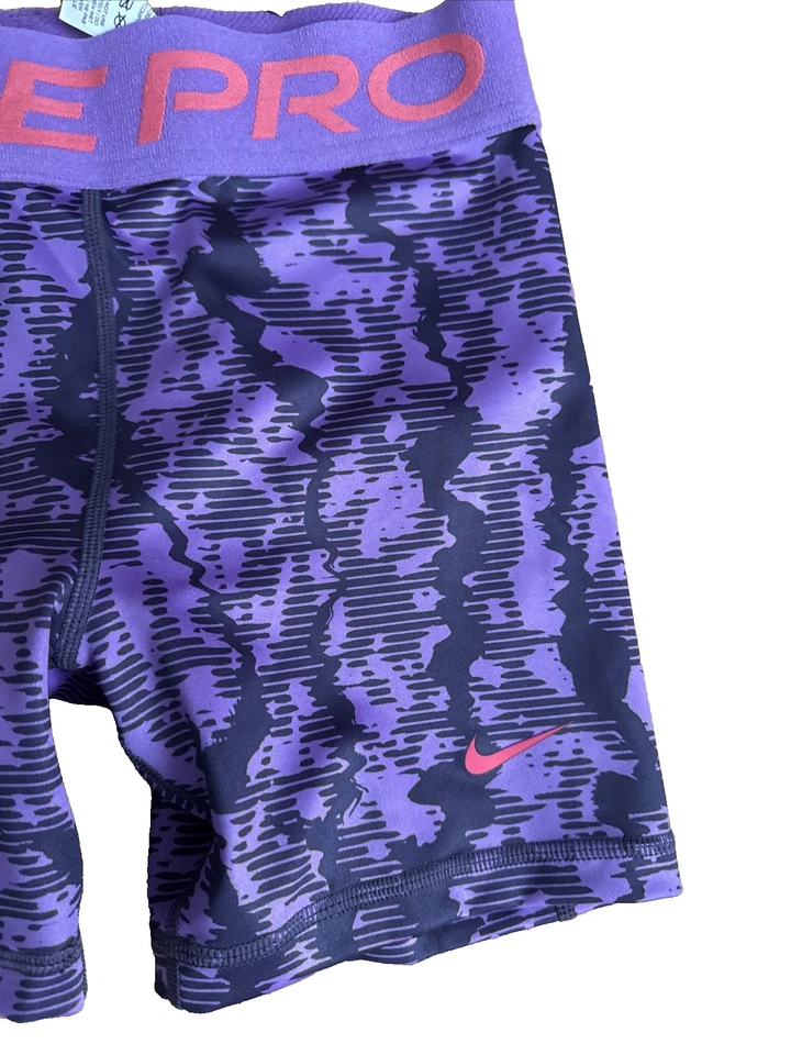 Pantalones Cortos Atléticos de Compresión Nike Pro Dri-Fit Jóvenes Niñas Talla Grande Multiimpresión Foto 3 de 4