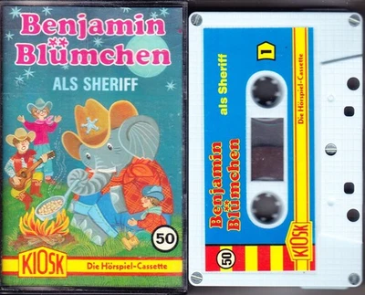MC Benjamin Blümchen 50 - Benjamin Blümchen als Sheriff - KIOSK alt blau geschra - Bild 1 von 3