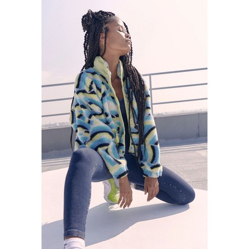 neu Gr. XSmall XS FREE PEOPLE MOVEMENT ROCKY RIDGE - BLUE RAINBOW COMBO Fuzzy Fur - Bild 4 von 9