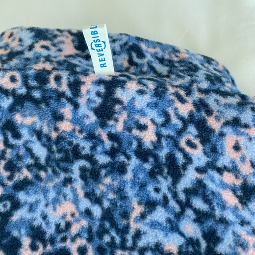 Columbia Reversible vest girl S (8) Floral fleece quilted w polyfill EUC - Picture 5 of 9