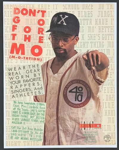 Early 90s Spike Lee Spike's Joint Brooklyn NY Large Format Print Ad 13.5"x 10.5"