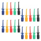 20pcs Test Hooks Clips Colorful Large Spring Hook Clip Test Grabber Probe