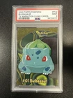 2000 Topps Pokemon TV Animation Clear Cards Bulbasaur #PC2 PSA 9 JL