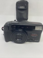 Yashica Zoomtec QD power zoom auto focus black camera 35mm / With Case VG/EX 