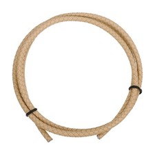 Braided Leather Cord, 6mm 1.1 Yard for Jewelry Making, Khaki, 1m