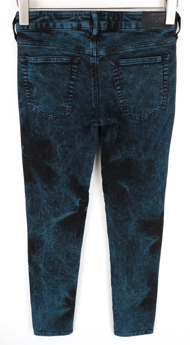 ■DIESEL■D-OLLIES-SP-NE SWEAT JEANS■ DIESEL D-Ollies-SP-NE 084AF Women's W23 Slim Blue Sweat