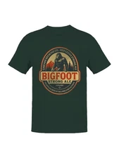 Bigfoot Strong Ale Craft Beer Label Men's T-shirt