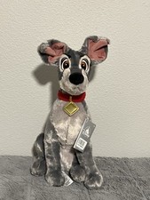 NWT Disney Store Tramp Plush bean bag 16  -Lady and The Tramp. Ages 0 .