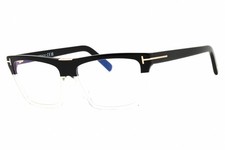 TOM FORD TF5912-005-57 Eyeglasses Frame Size 57mm 15mm 140mm BLACK Women 889214