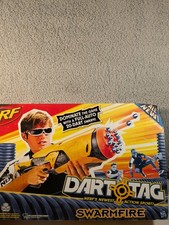 Nerf Dart Tag Swarmfire Blaster Lot Goggles Darts DOES NOT SHOOT