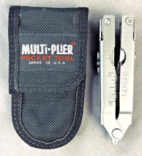 Vintage Gerber MP400 Stainless Steel Needlenose Multi-Tool Pliers w/Sheath USA