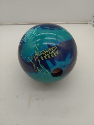 Global 900 791 Blend Exponent 15# Bowling Ball Blue Drilled Used Ten Pin
