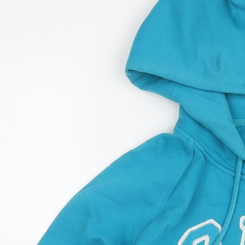 Gap Damen Hoodie blau durchgehender Reißverschluss L - Freizeit bequem - Bild 9 von 12